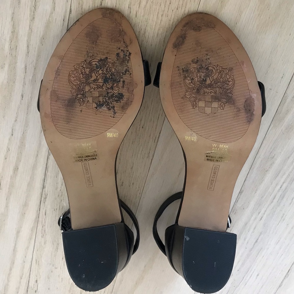 Vince Camuto Black Beah Black Heel Sandal - Picture 8 of 8